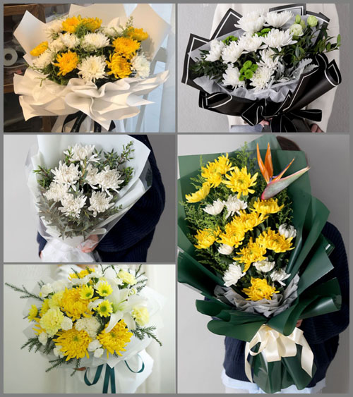 贵州六盘水水城县顺场乡法德村白事花束代送